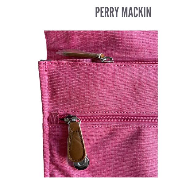 Perry Mackin Charlie Kids Pink School Backpack Medium Size-NWT & dust bag. - Picture 6 of 8